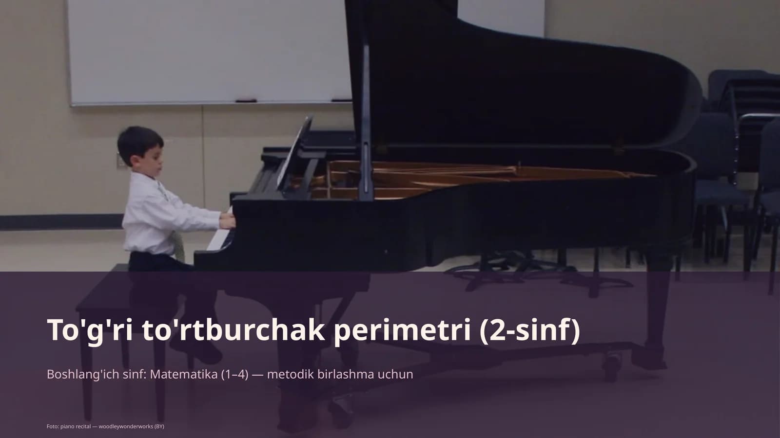 To'g'ri to'rtburchak perimetri (2-sinf)