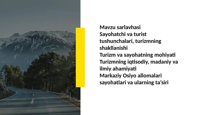 Turizm va Sayohat