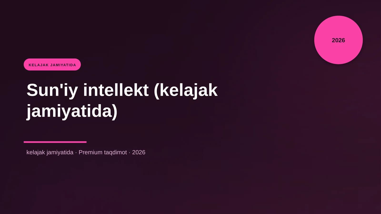 Sun'iy intellekt (kelajak jamiyatida)