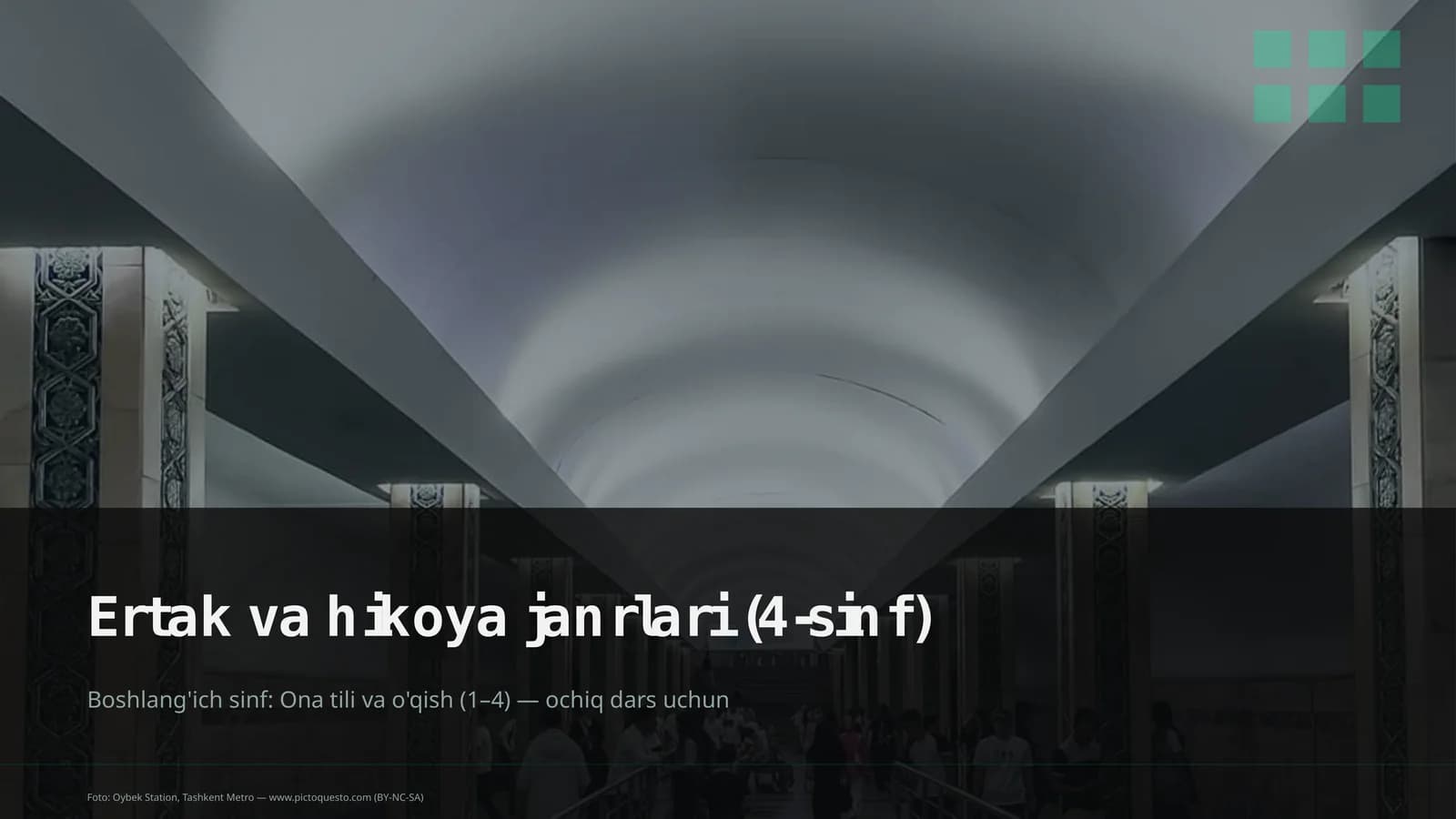 Ertak va hikoya janrlari (4-sinf)