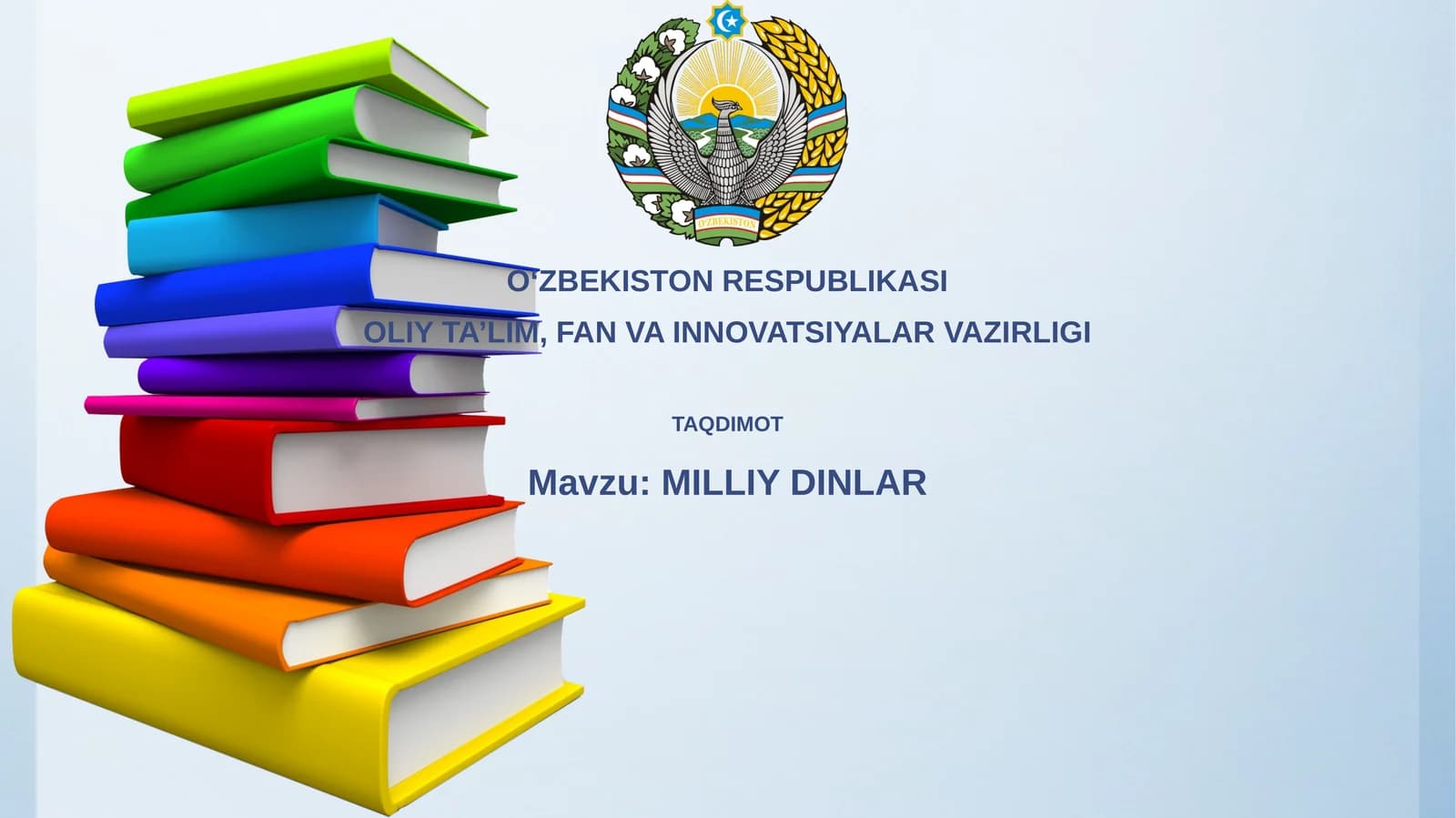 MILLIY DINLAR