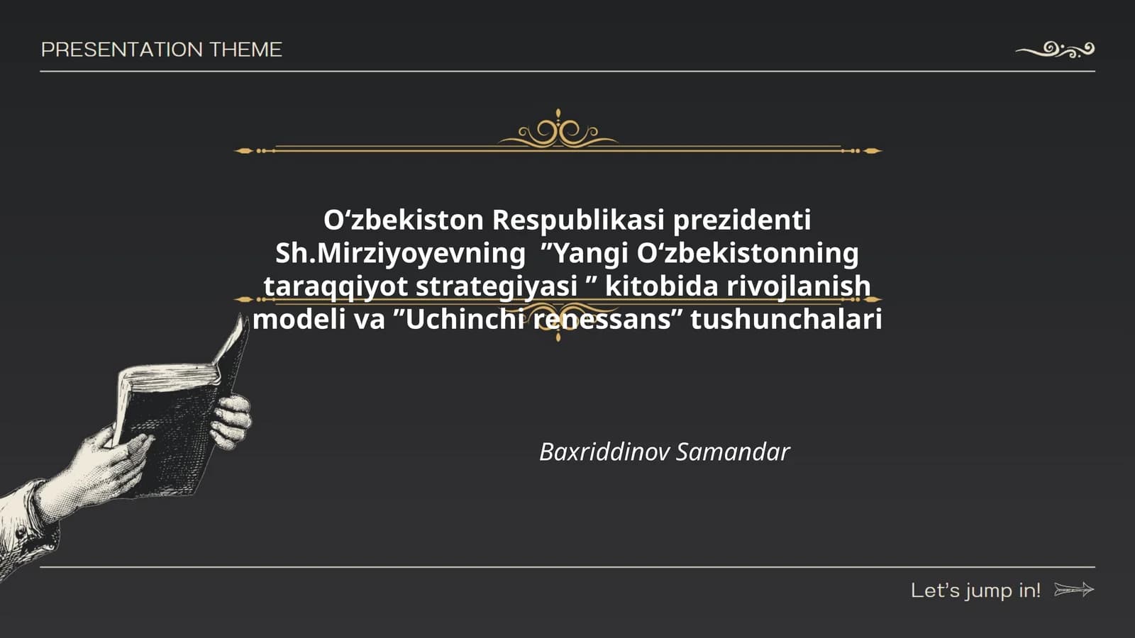 Yangi Oʻzbekistonning Taraqqiyot Strategiyasi