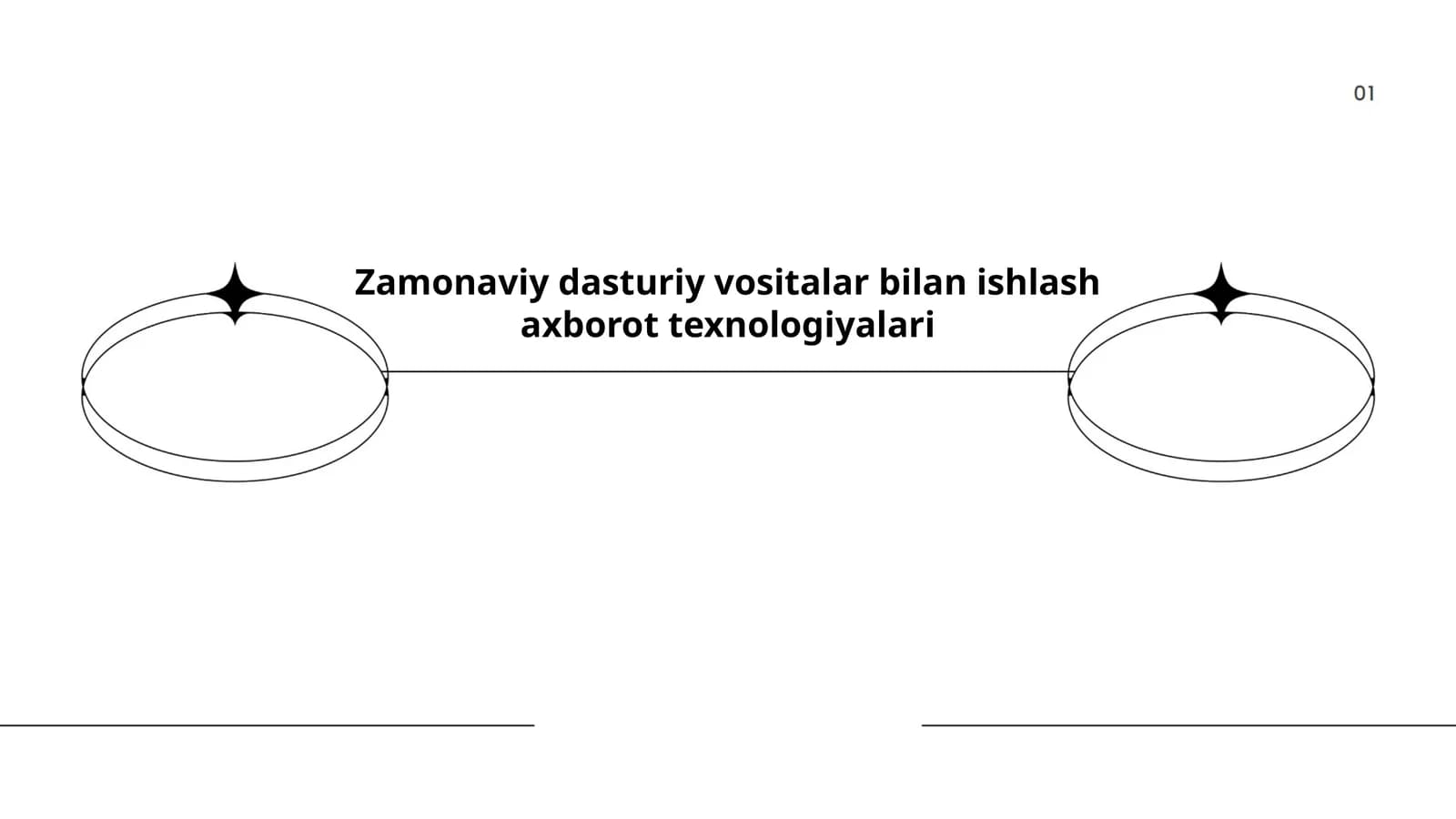 Zamonaviy dasturiy vositalar bilan ishlash axborot texnologiyalari