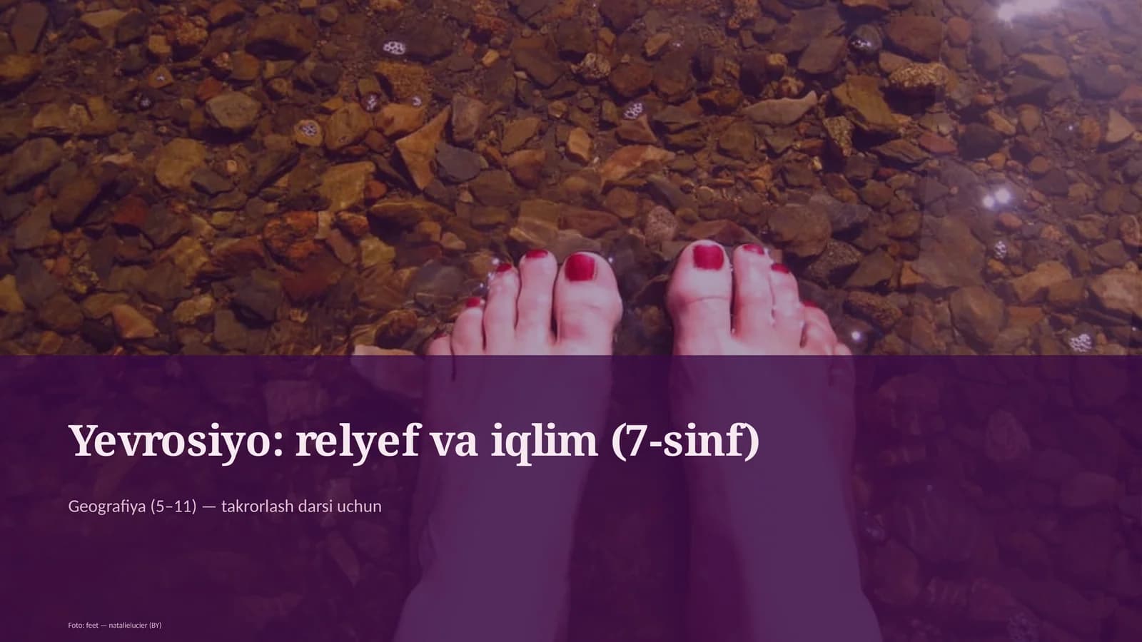 Yevrosiyo: relyef va iqlim (7-sinf)