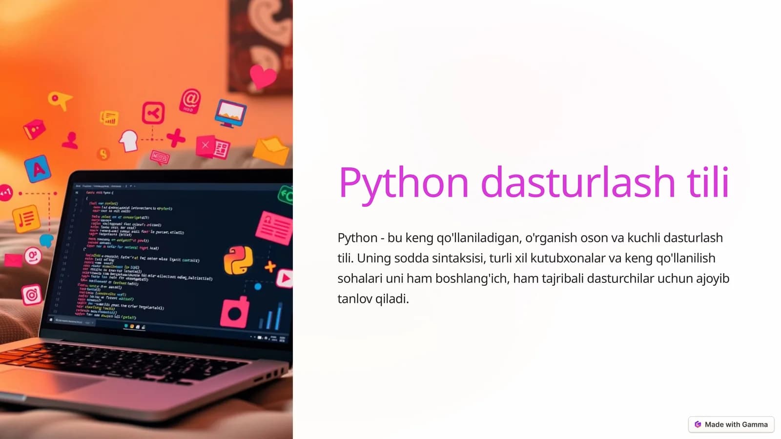 Python dasturlash tili