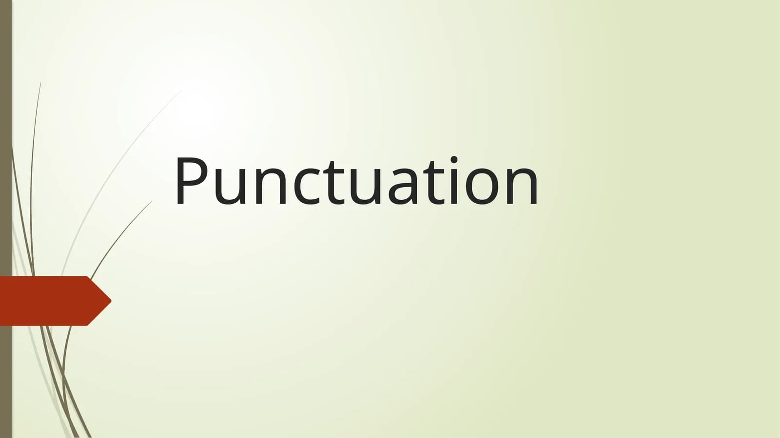 Punctuation