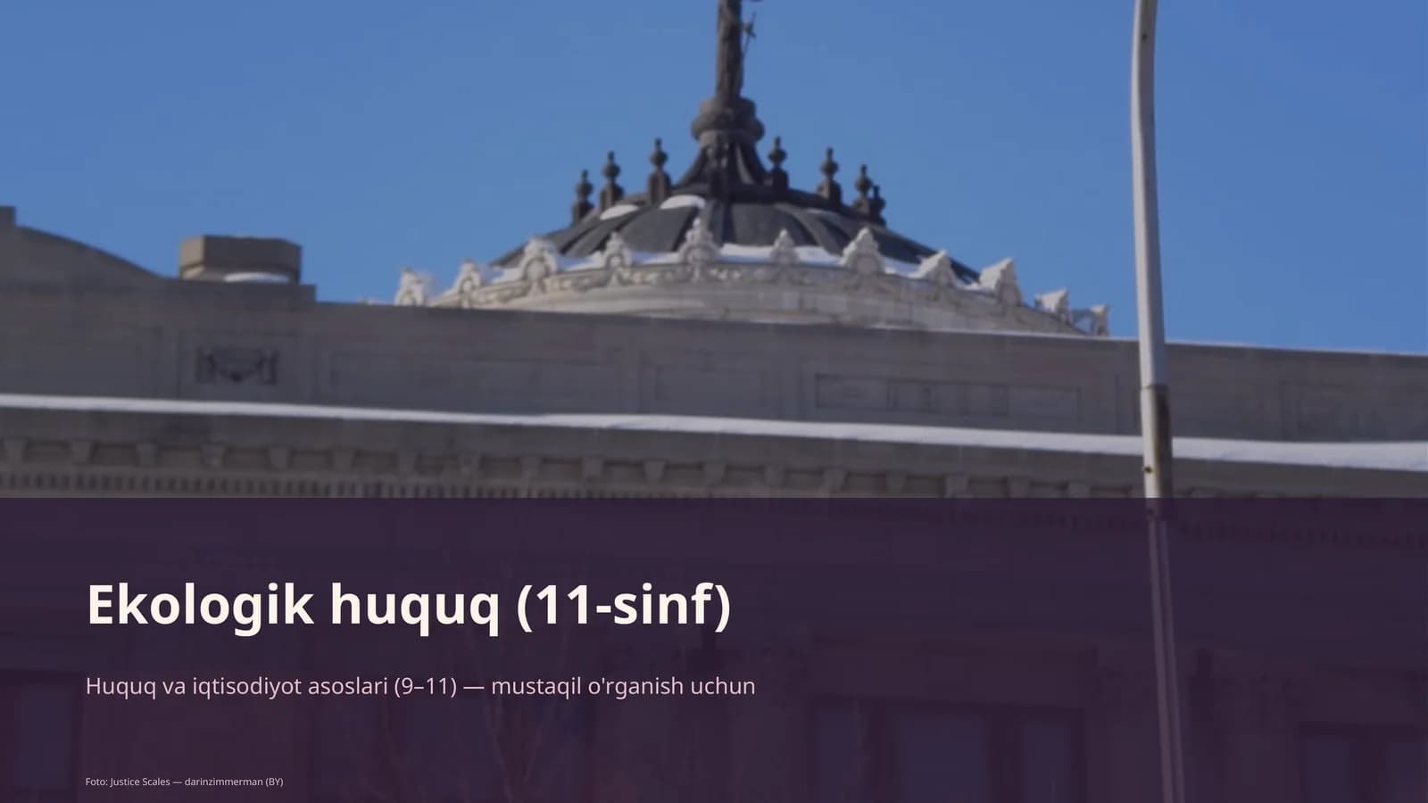 Ekologik huquq (11-sinf)