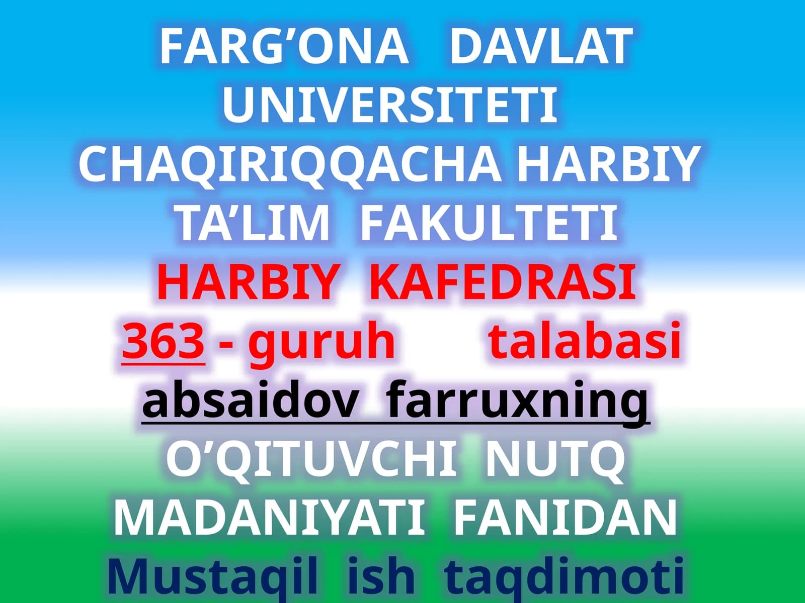 O'zbek tilida ish yuritish