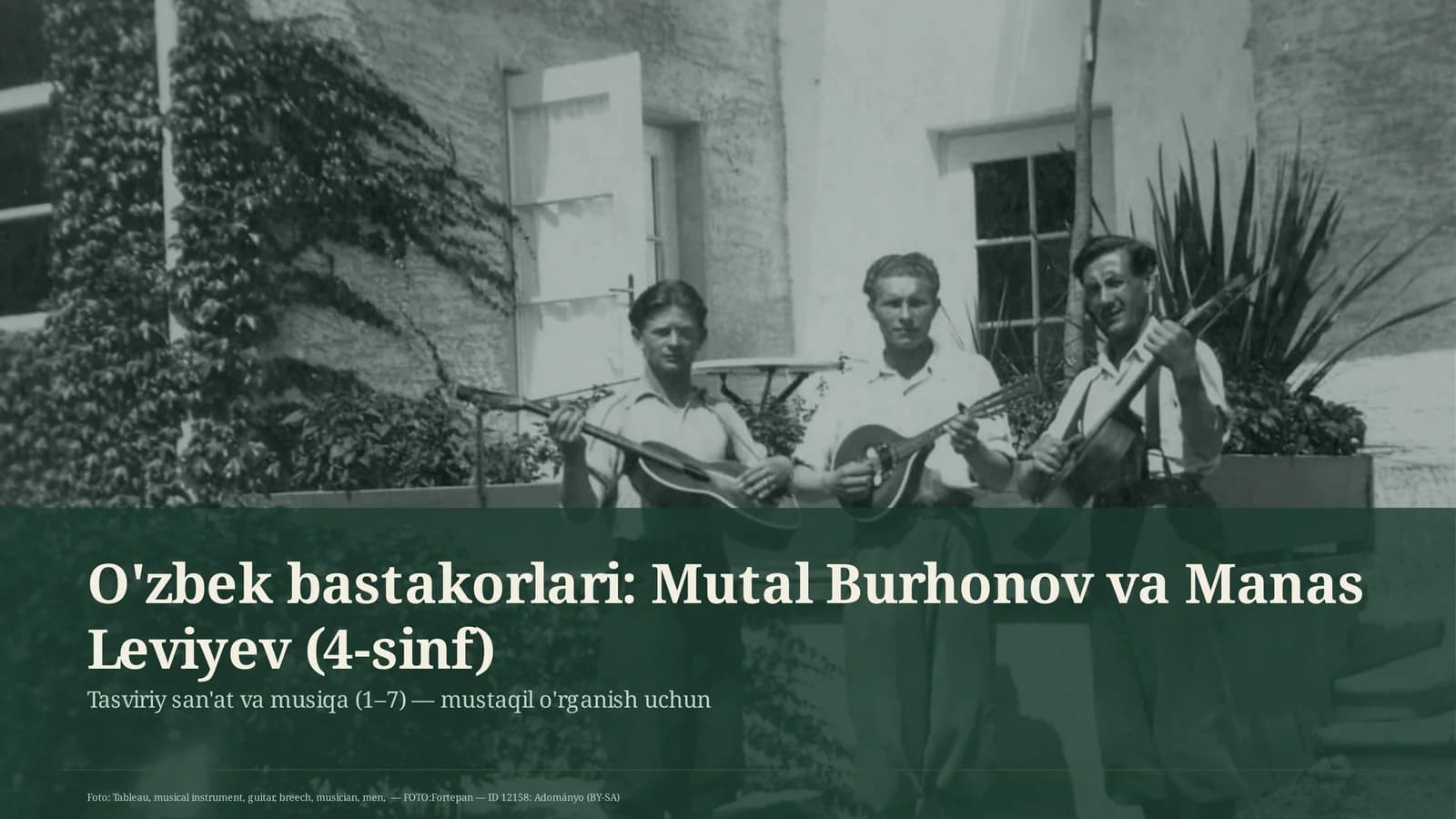 Tasviriy san'at va musiqa (1–7)