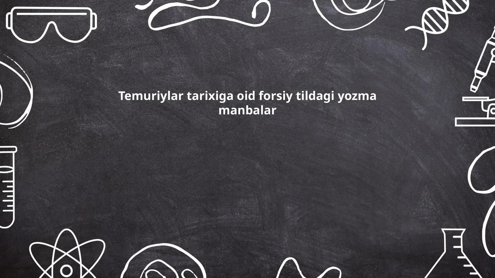 Temuriylar davri yozma manbalari