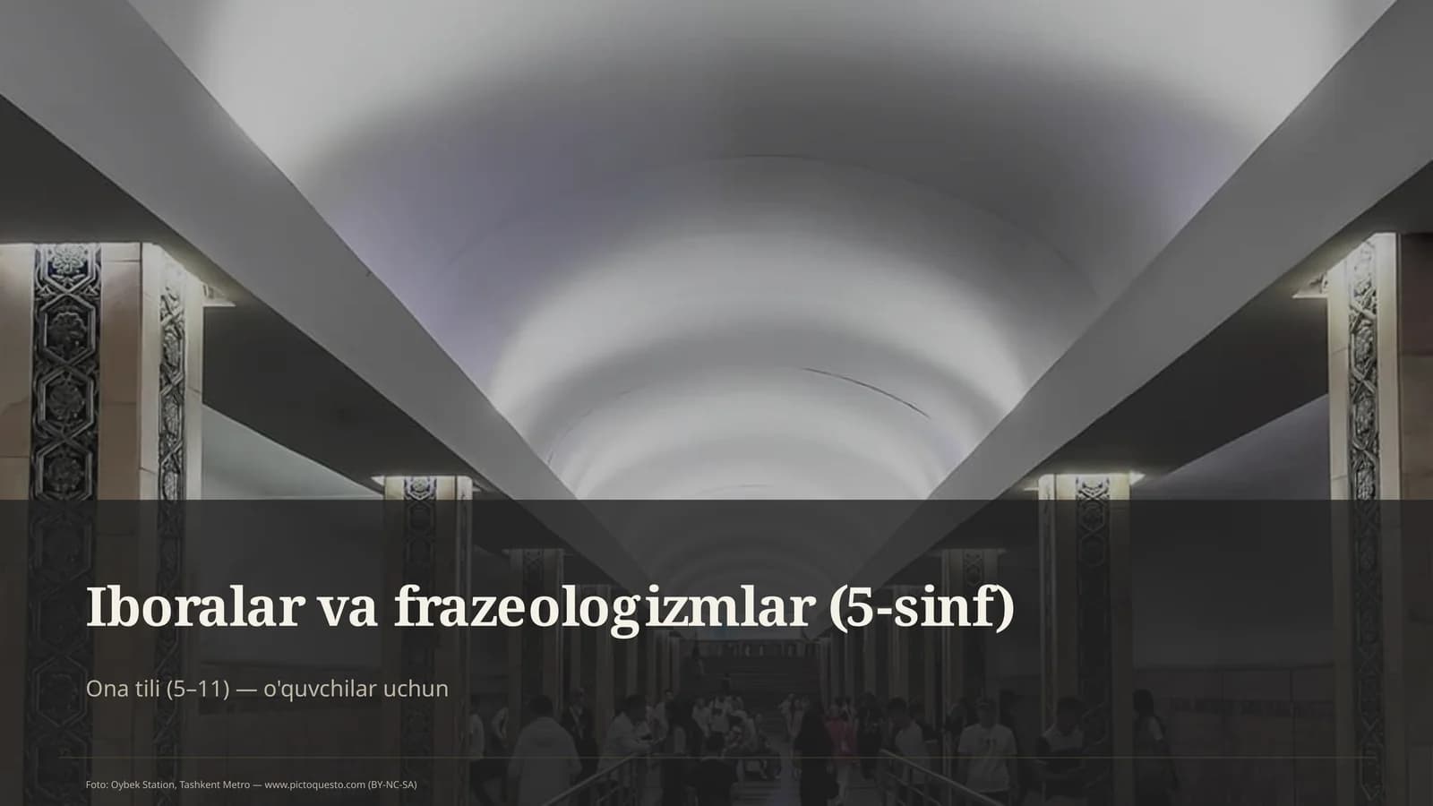 Iboralar va frazeologizmlar (5-sinf)