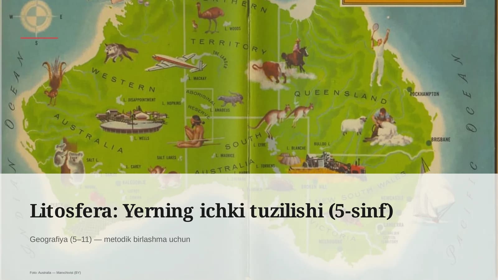 Litosfera: Yerning ichki tuzilishi (5-sinf)