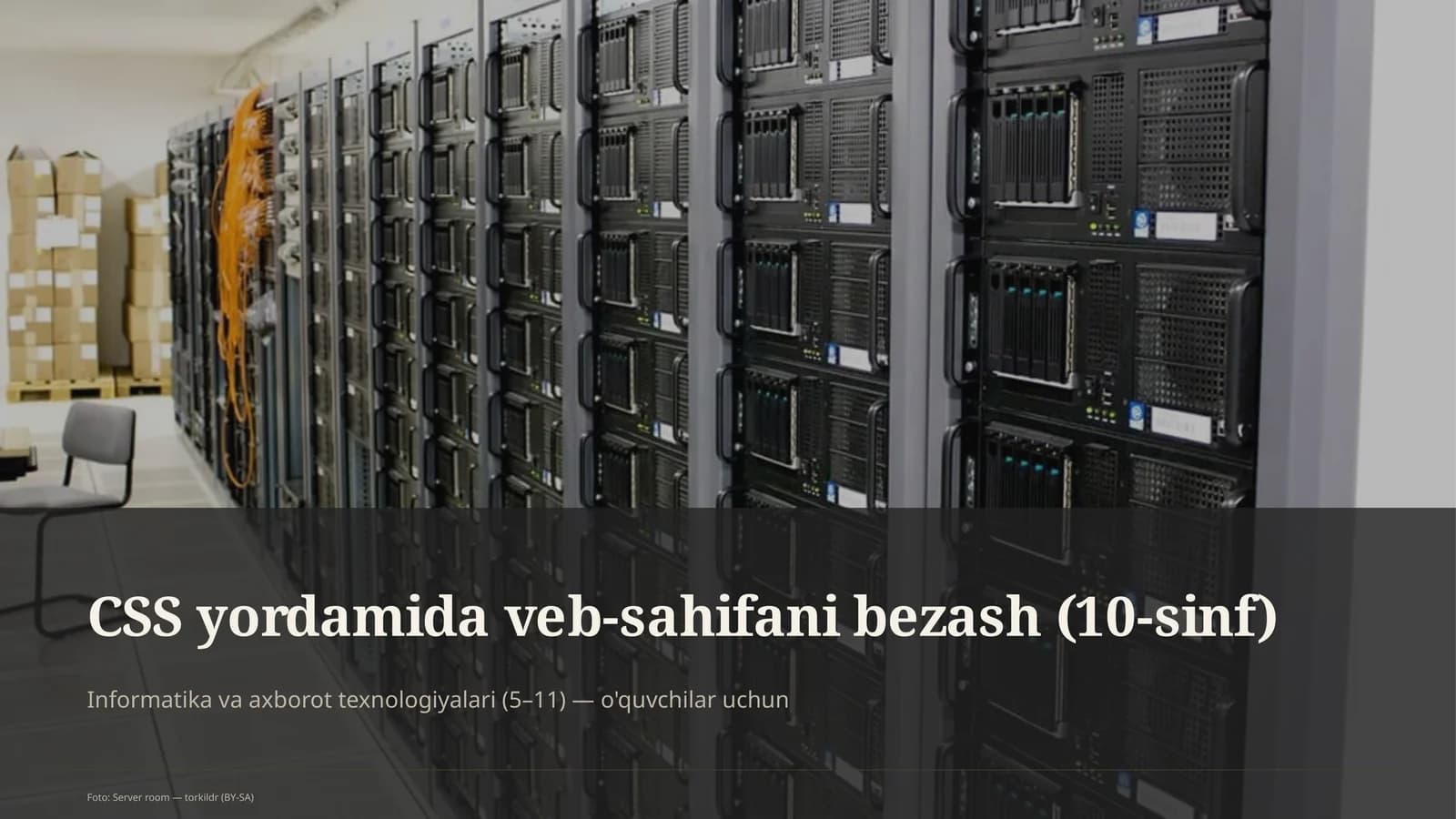 Informatika va axborot texnologiyalari (5–11) — o'quvchilar uchun