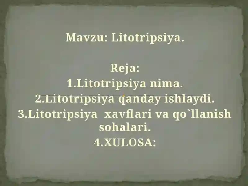 Litotripsiya