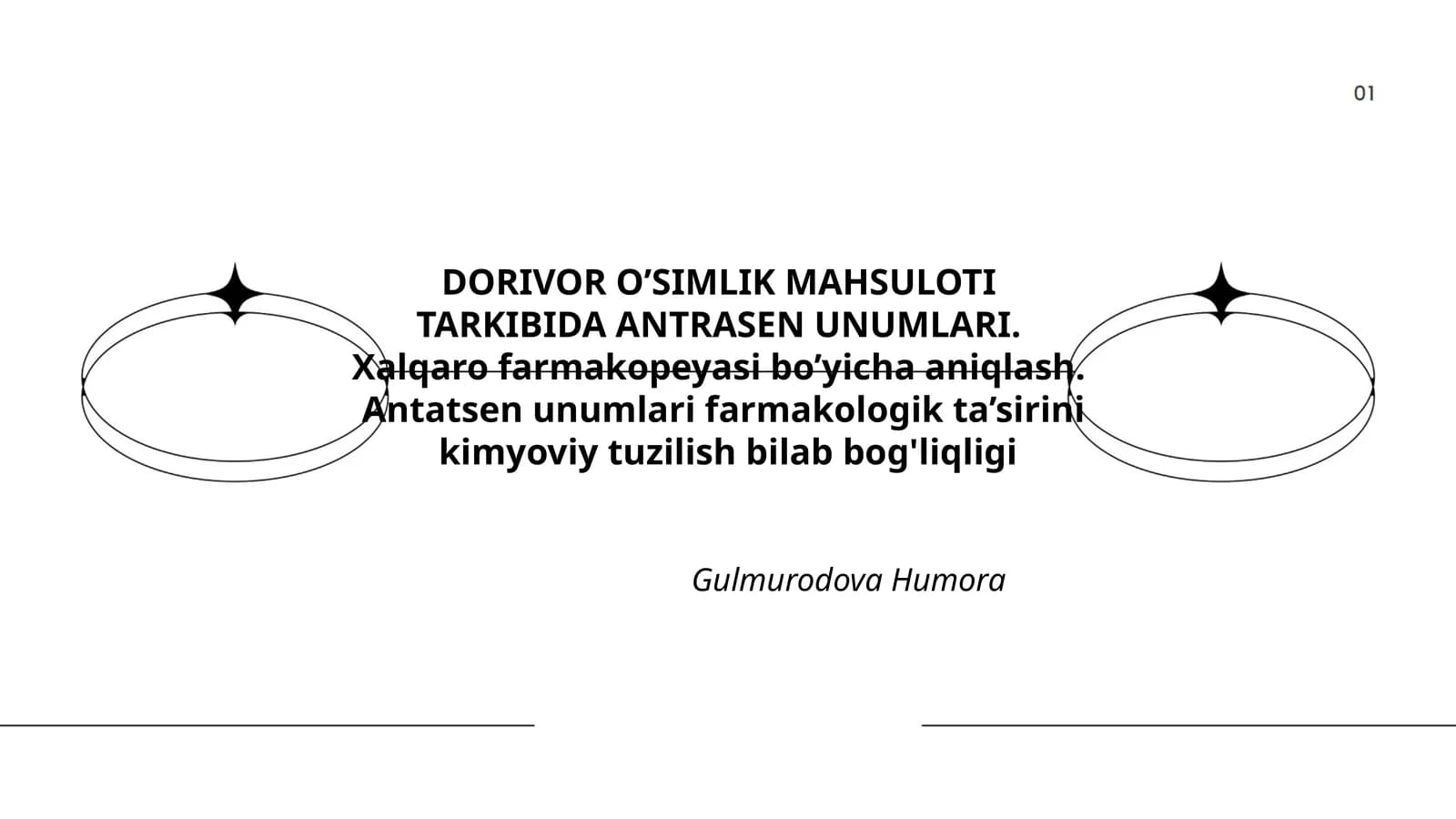 DORIVOR O’SIMLIK MAHSULOTI