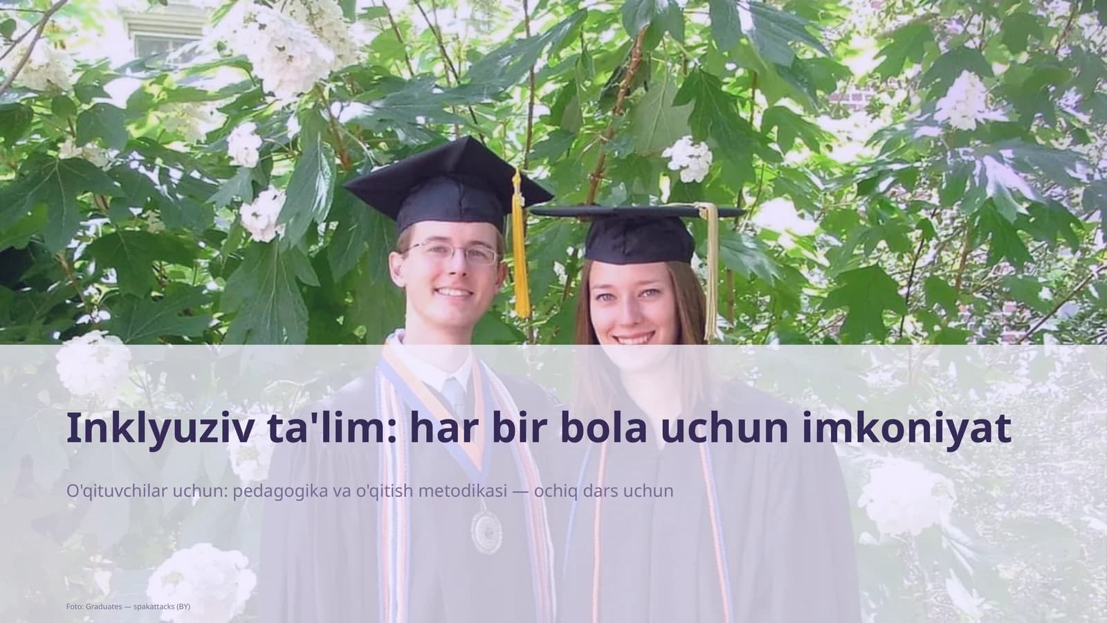 Inklyuziv ta'lim: har bir bola uchun imkoniyat