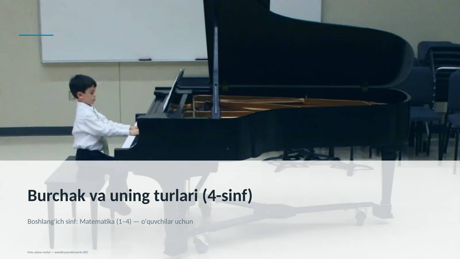 Burchak va uning turlari (4-sinf)