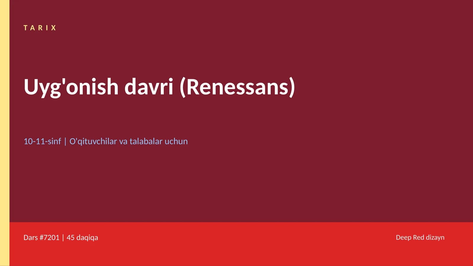 Uyg'onish davri (Renessans)