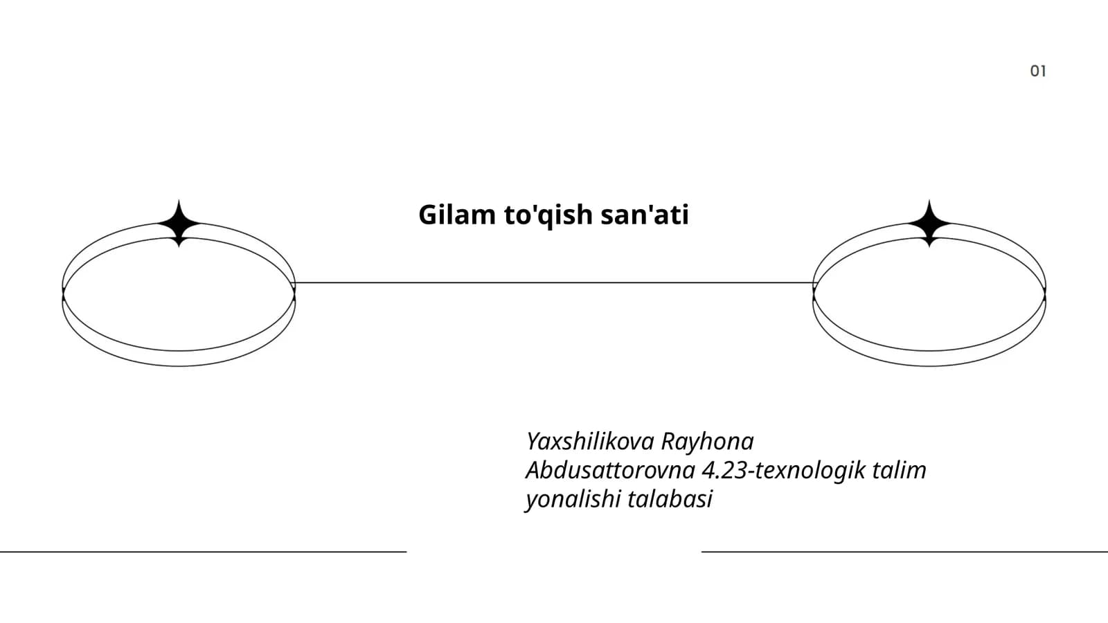 Gilam to'qish san'ati