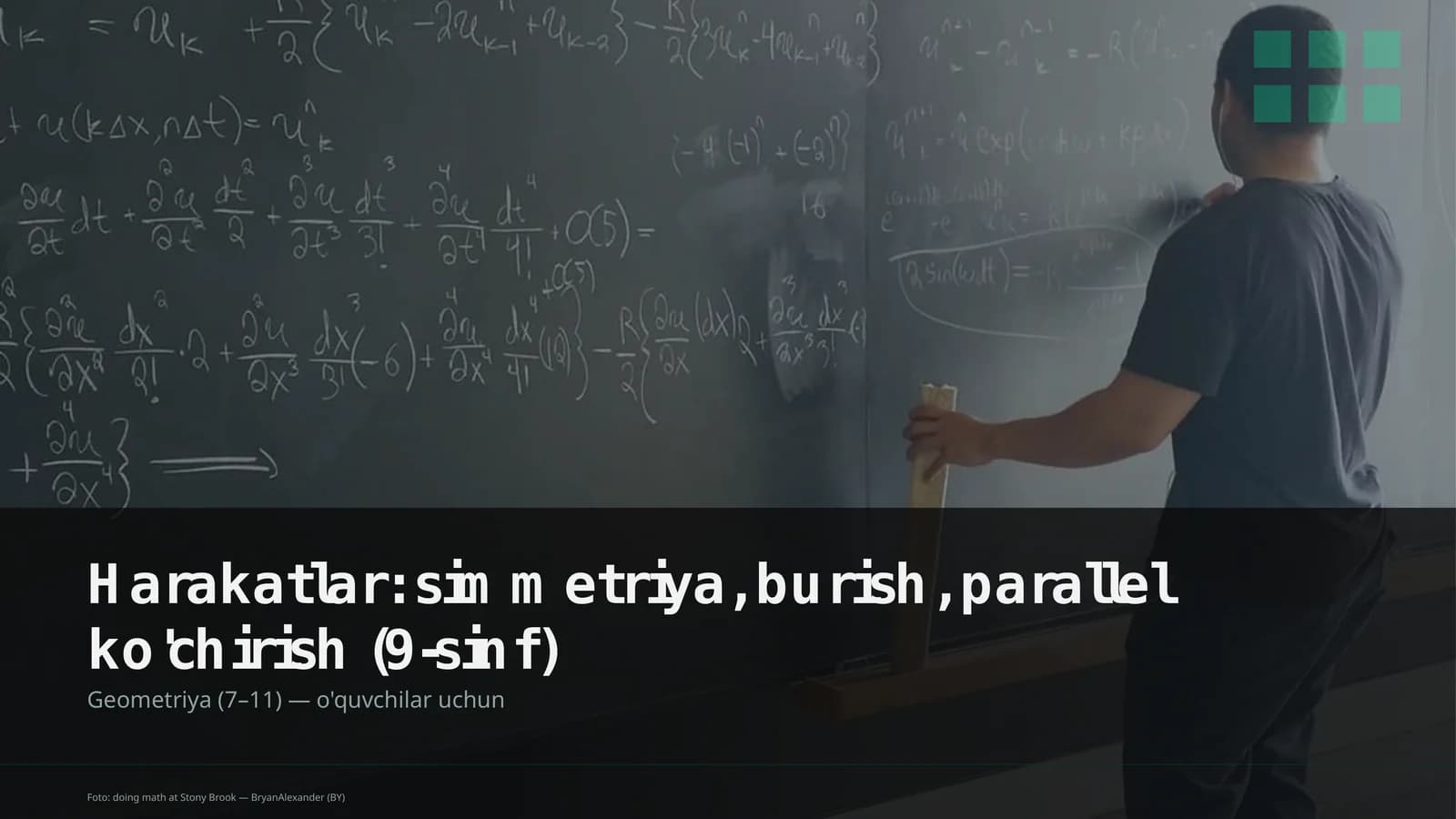 Geometriya (7–11) — o'quvchilar uchun