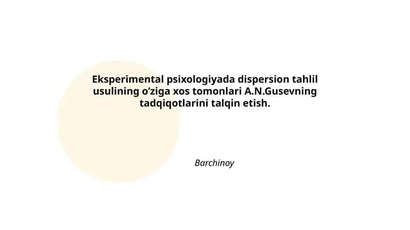 Barchinoy