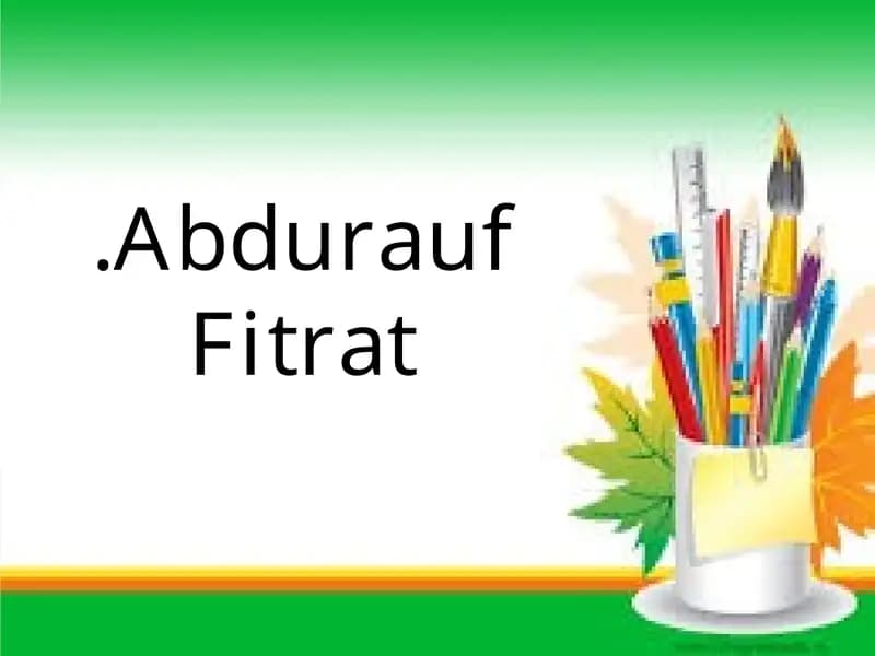 Abdurauf Fitrat