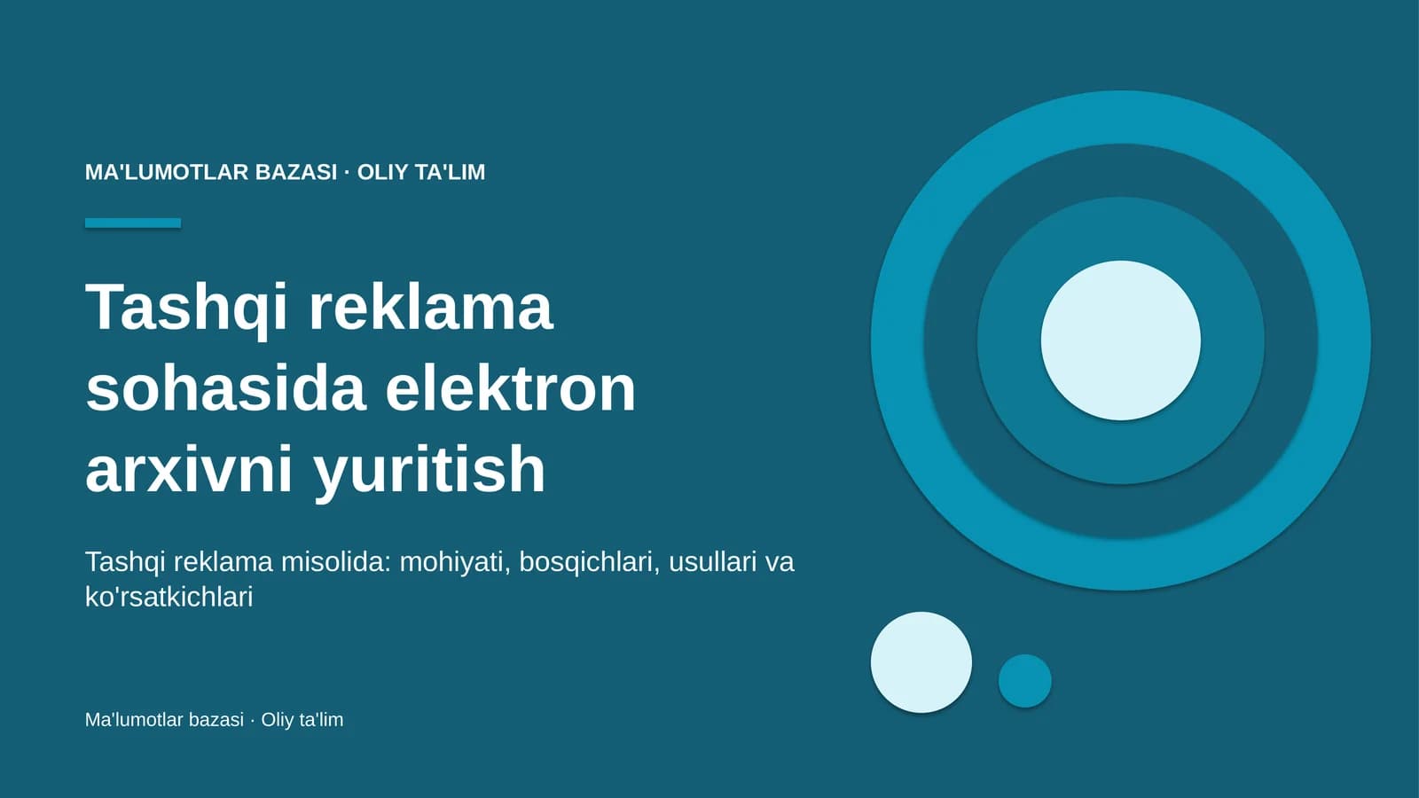 tashqi reklama sohasida elektron arxivni yuritish 8553