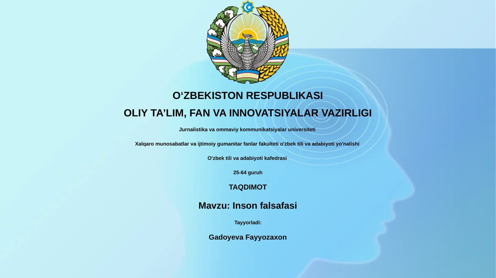 Inson falsafasi