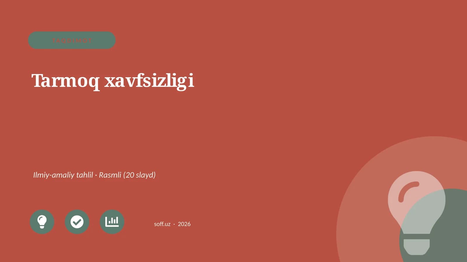 Tarmoq xavfsizligi