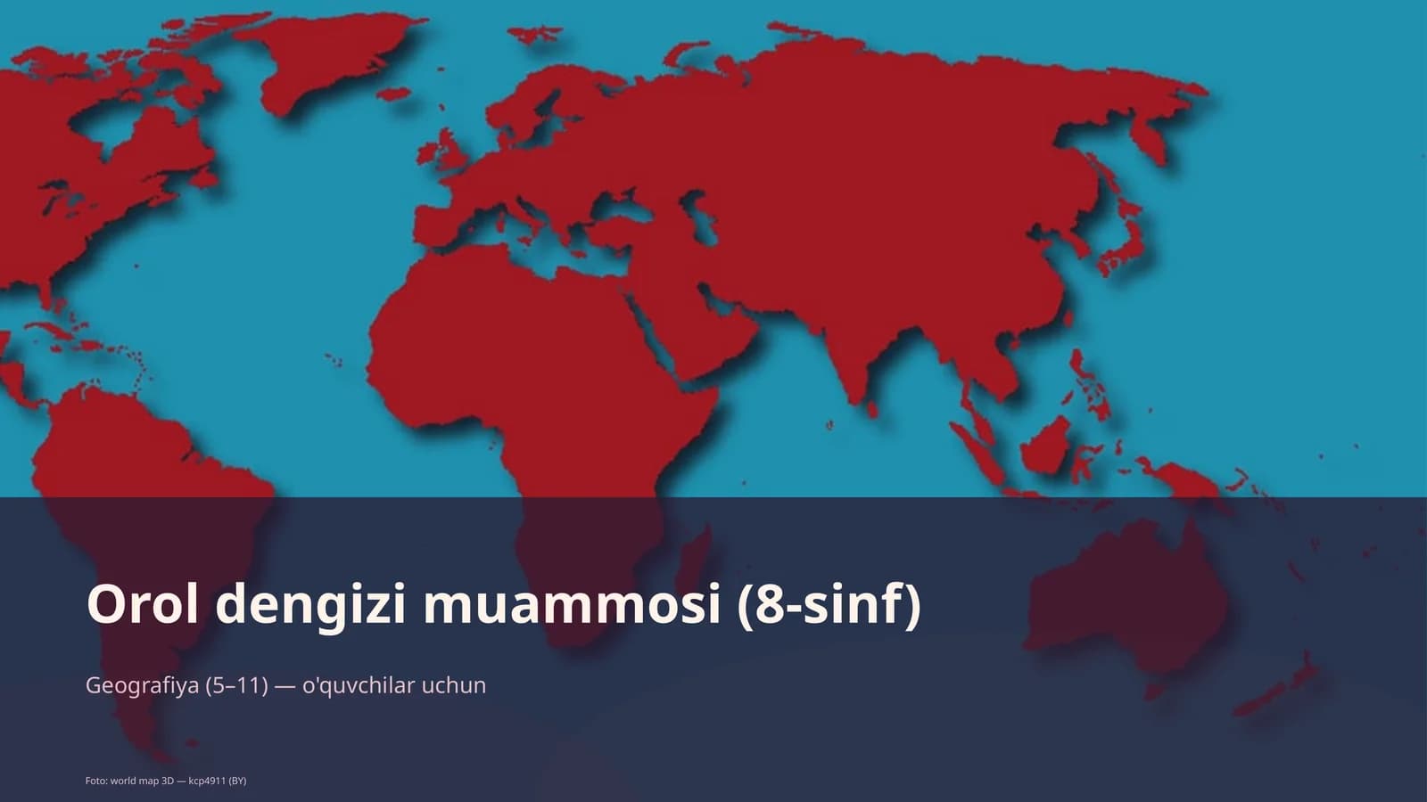 Orol dengizi muammosi (8-sinf)