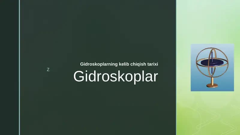 Gidroskoplar