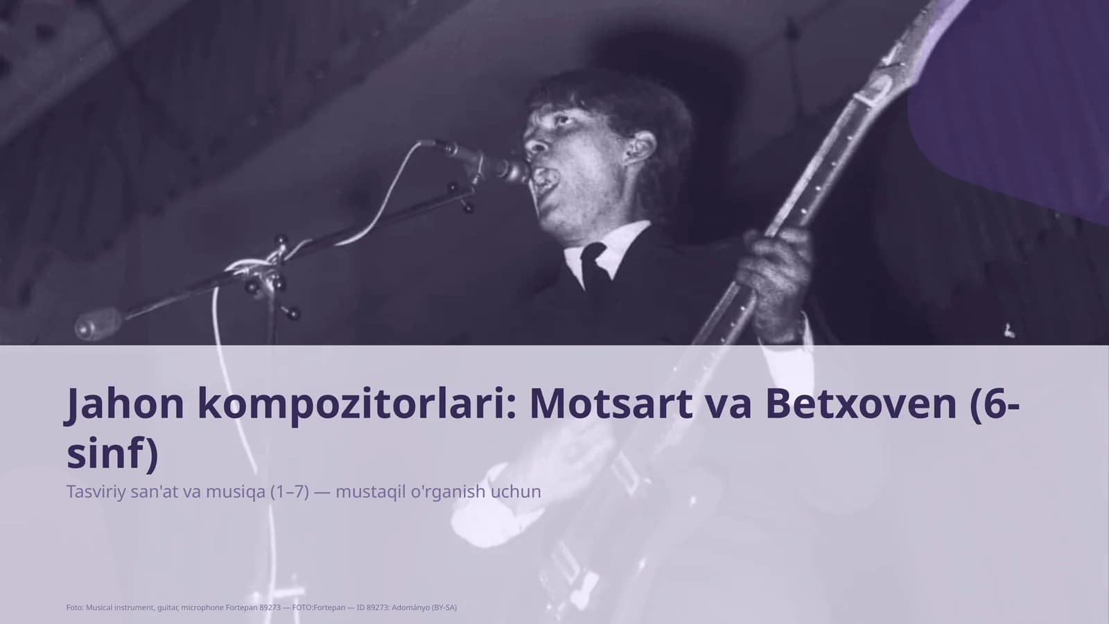 Motsart va Betxoven (6-sinf)