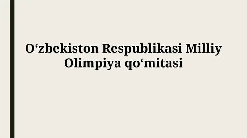 O'zbekiston Respublikasi Milliy Olimpiyaqo‘mitasi