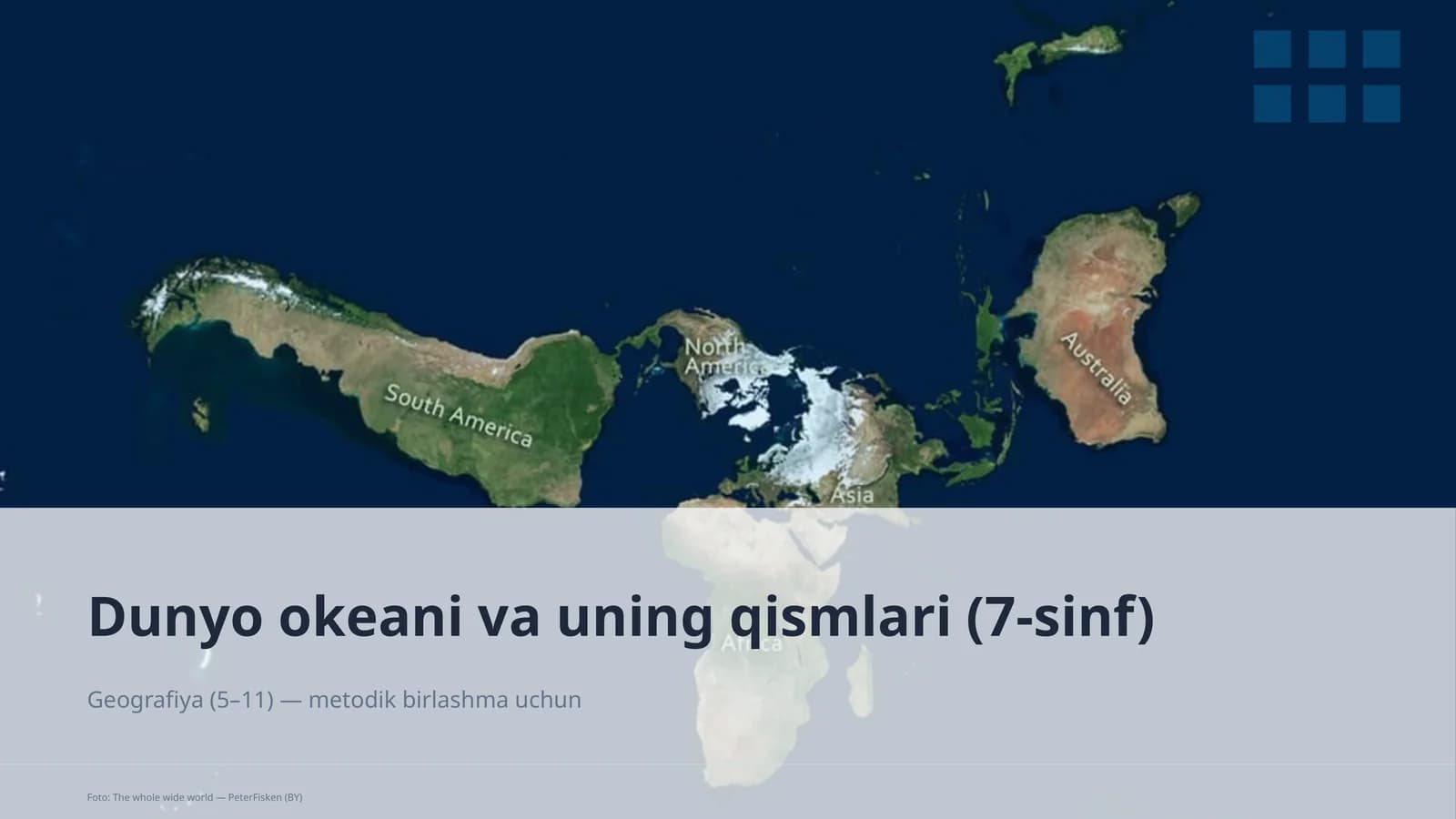 Dunyo okeani va uning qismlari (7-sinf)