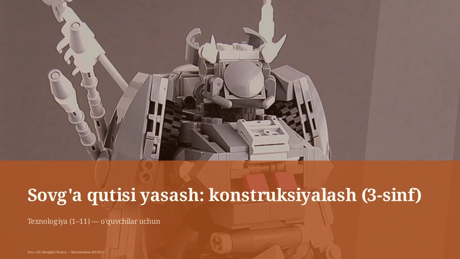 Sovg'a qutisi yasash: konstruksiyalash (3-sinf)