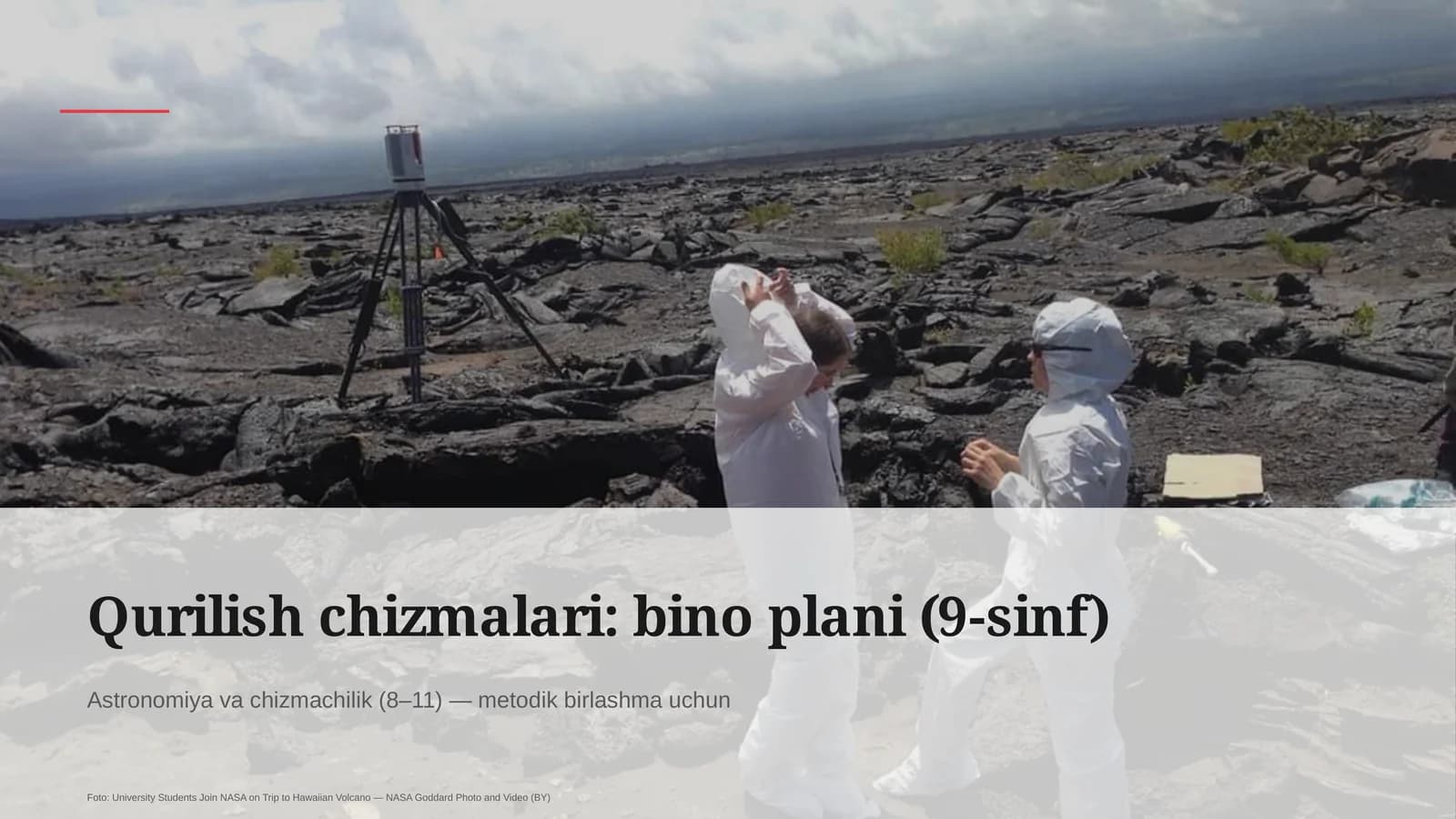Qurilish chizmalari: bino plani (9-sinf)