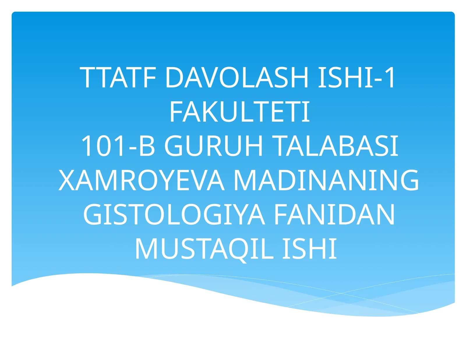Limfa tugunlari .Birlamchi va ikkilamchi limfa tugunlari (folikular) tuzilishi va hujayra tarkibi.Linfa tugunlarining yoshga qarab o ‘zgarishi varegeniratsiyasi.