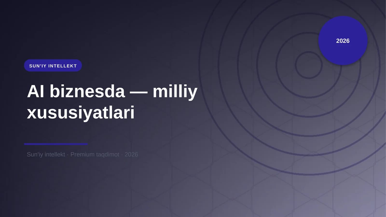 AI biznesda — milliy xususiyatlari