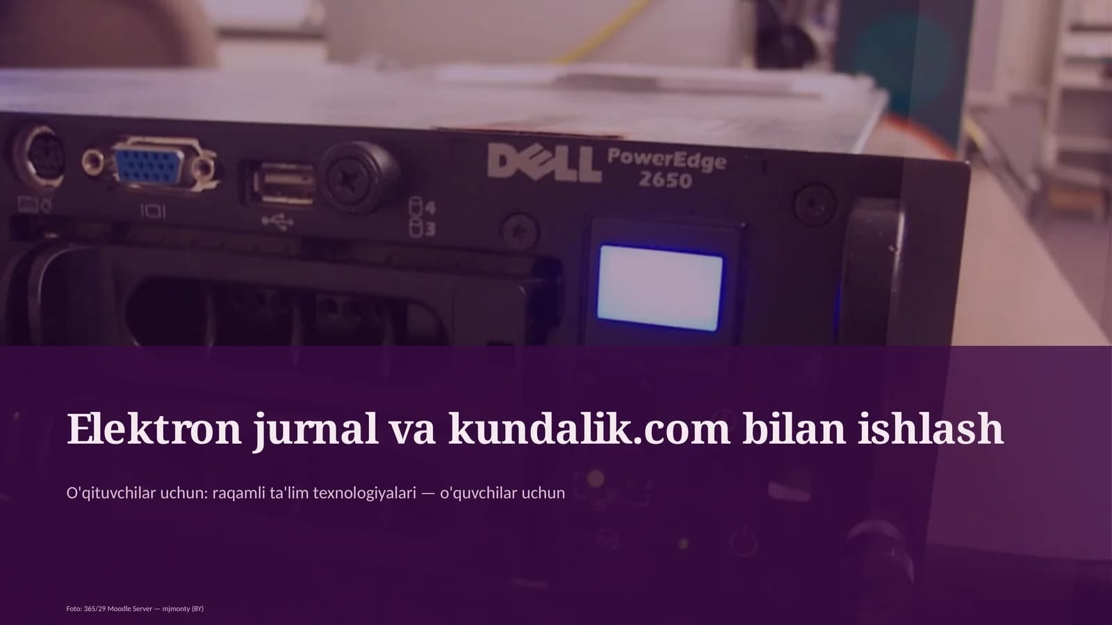 O'qituvchilar uchun: raqamli ta'lim texnologiyalari