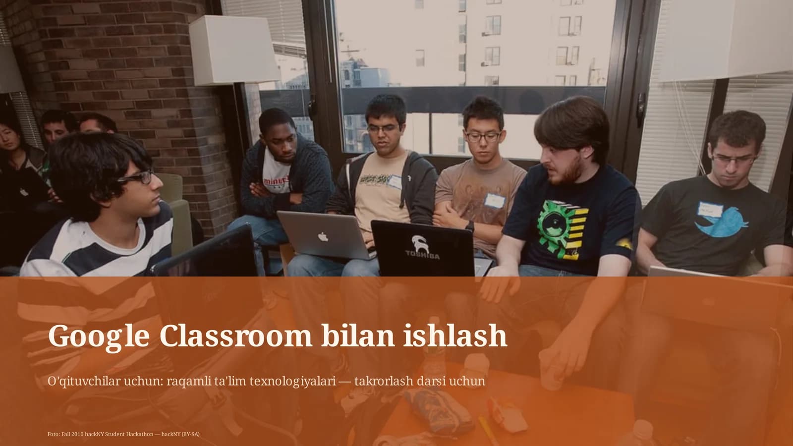 Google Classroom bilan ishlash