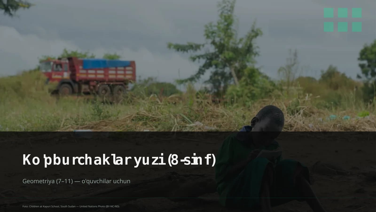 Ko'pburchaklar yuzi (8-sinf)