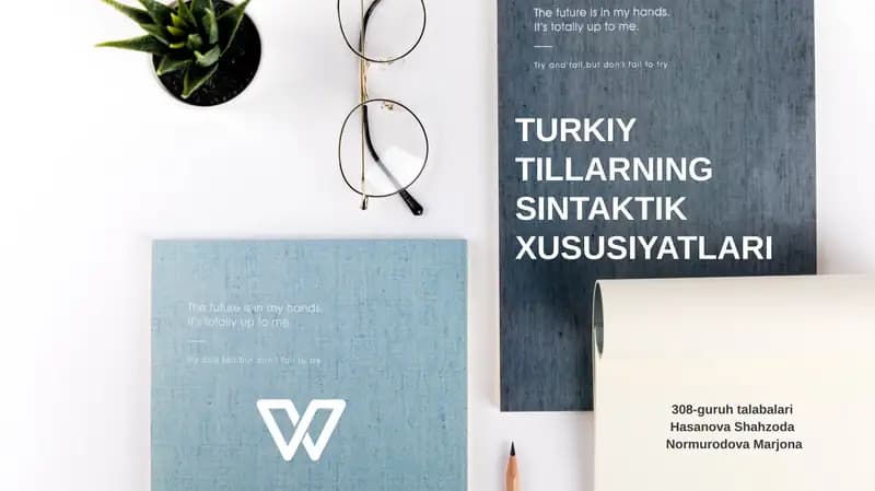 TURKIYTILLARNINGSINTAKTIKXUSUSIYATLARI