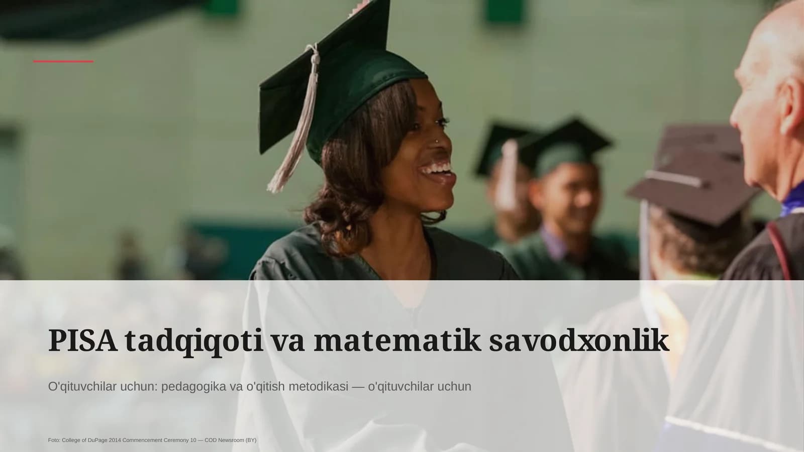 pisa tadqiqoti va matematik savodxonlik 543