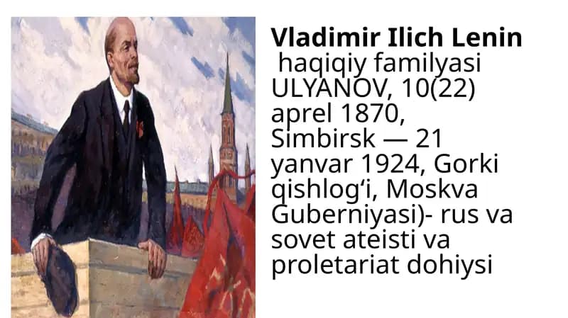 VladimirIlichLenin