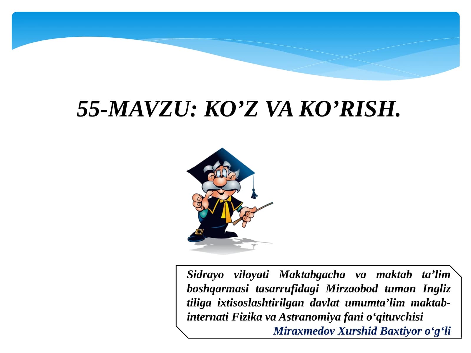 Mikroskop va teleskoplar