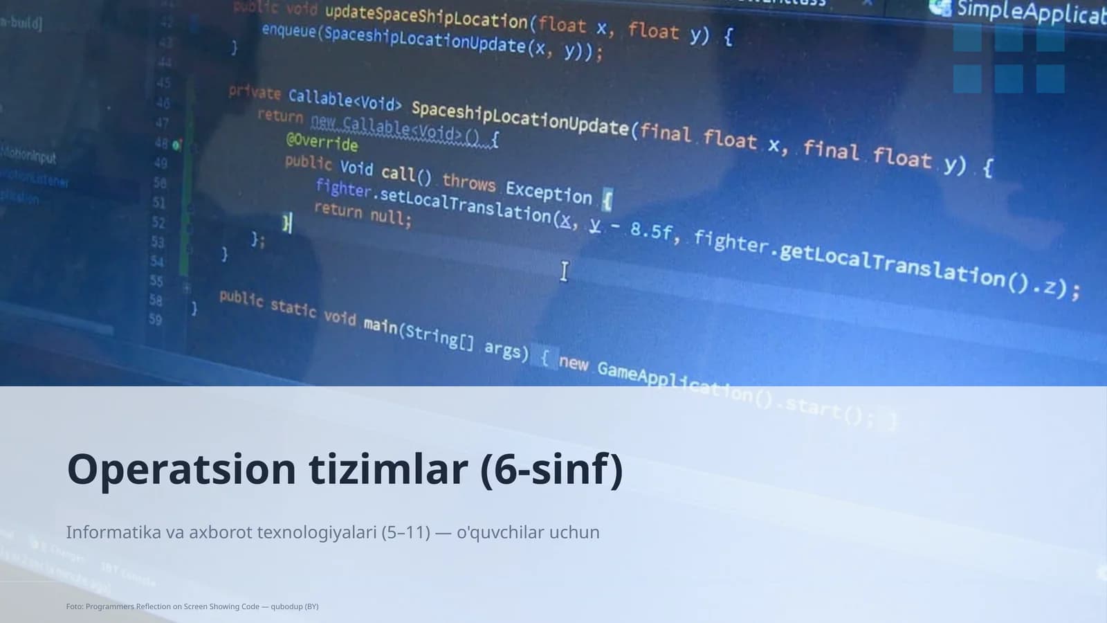 Operatsion tizimlar (6-sinf)