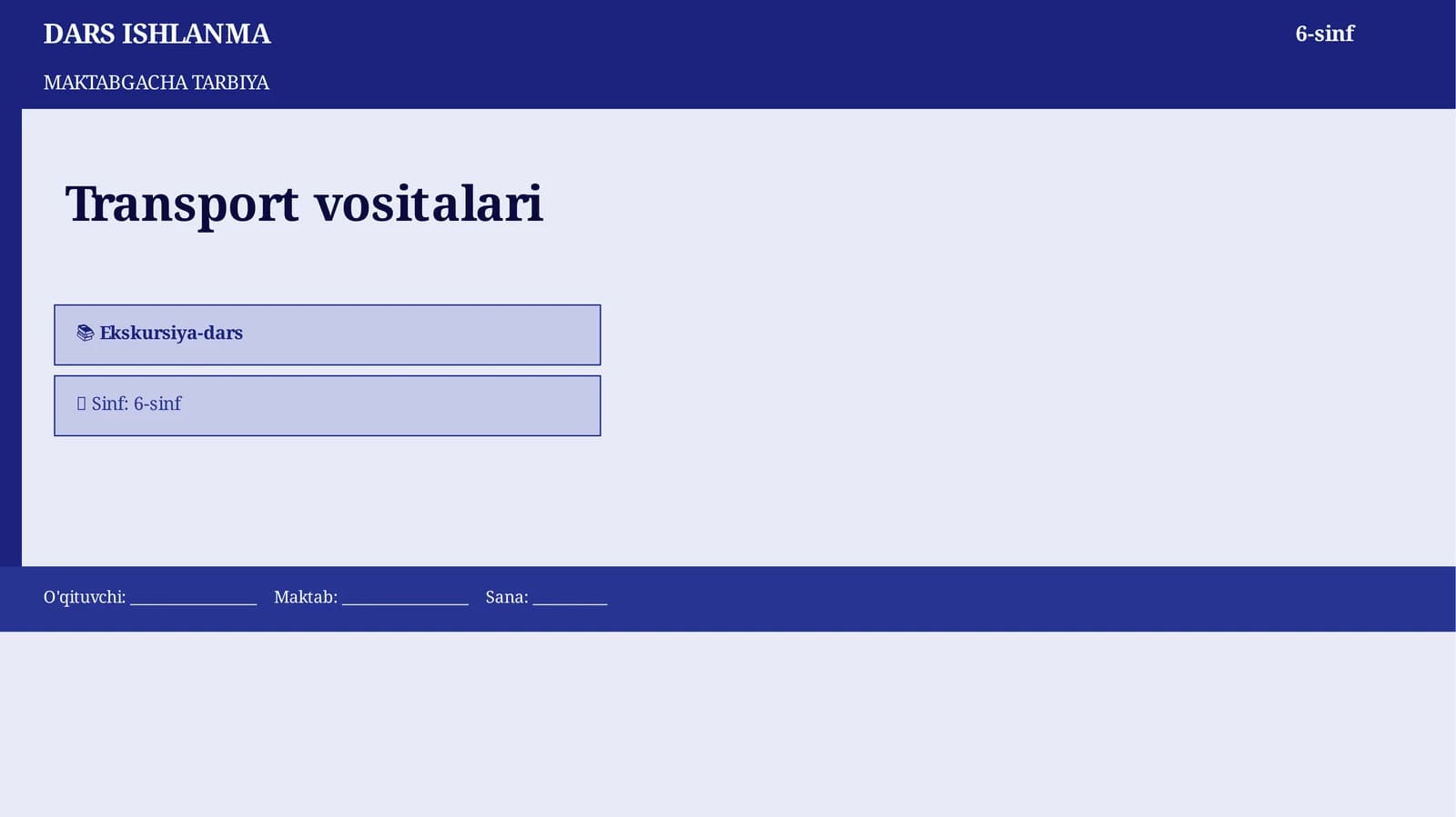 Transport vositalari