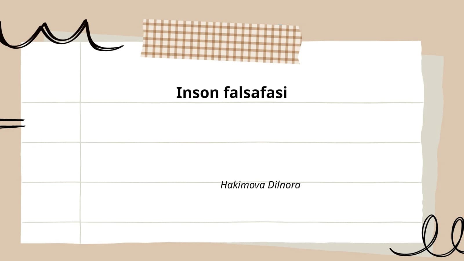 Inson falsafasi