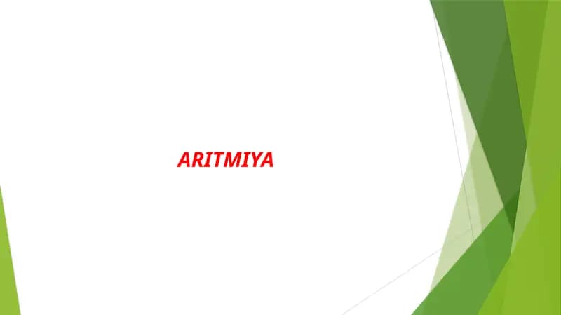 Aritmiya