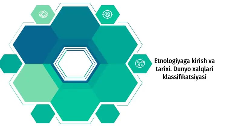Etnologiyaga kirish va tarixi. Dunyo xalqlari klassifikatsiyasi
